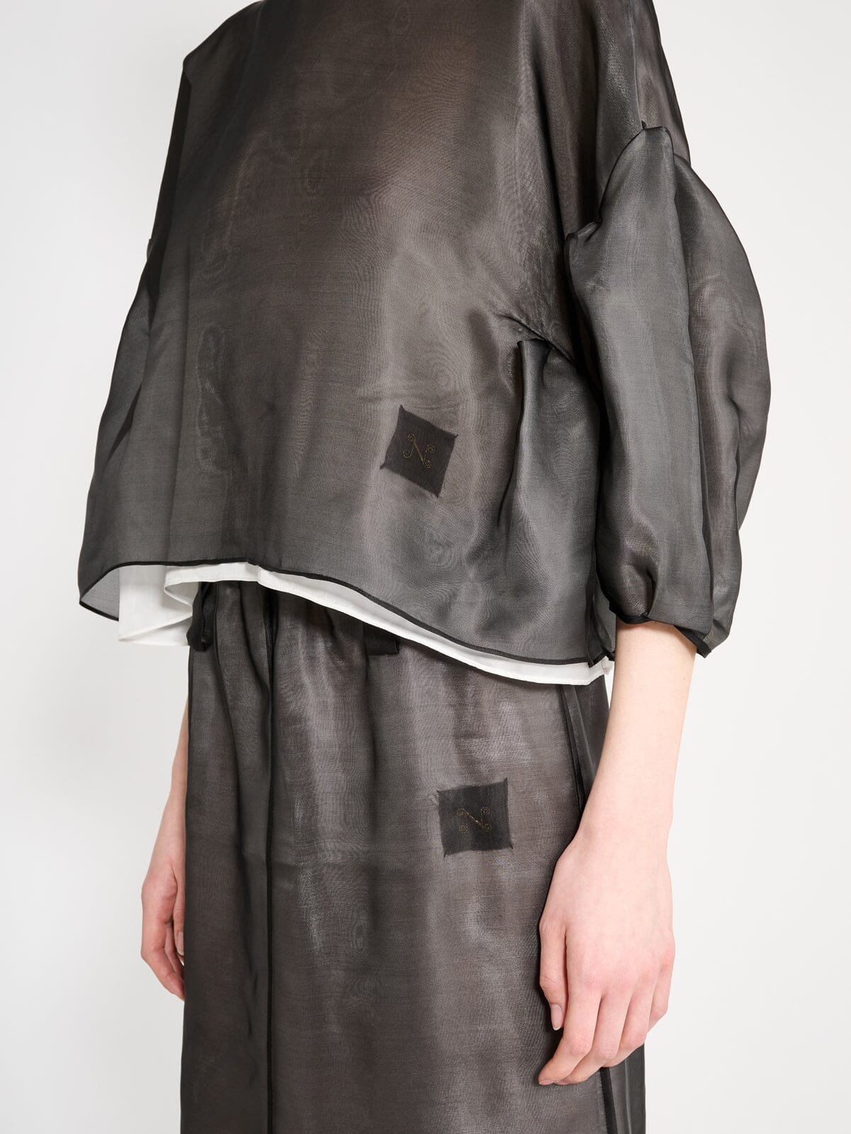 Nackiyé Tops Baby Love Organza Blouse