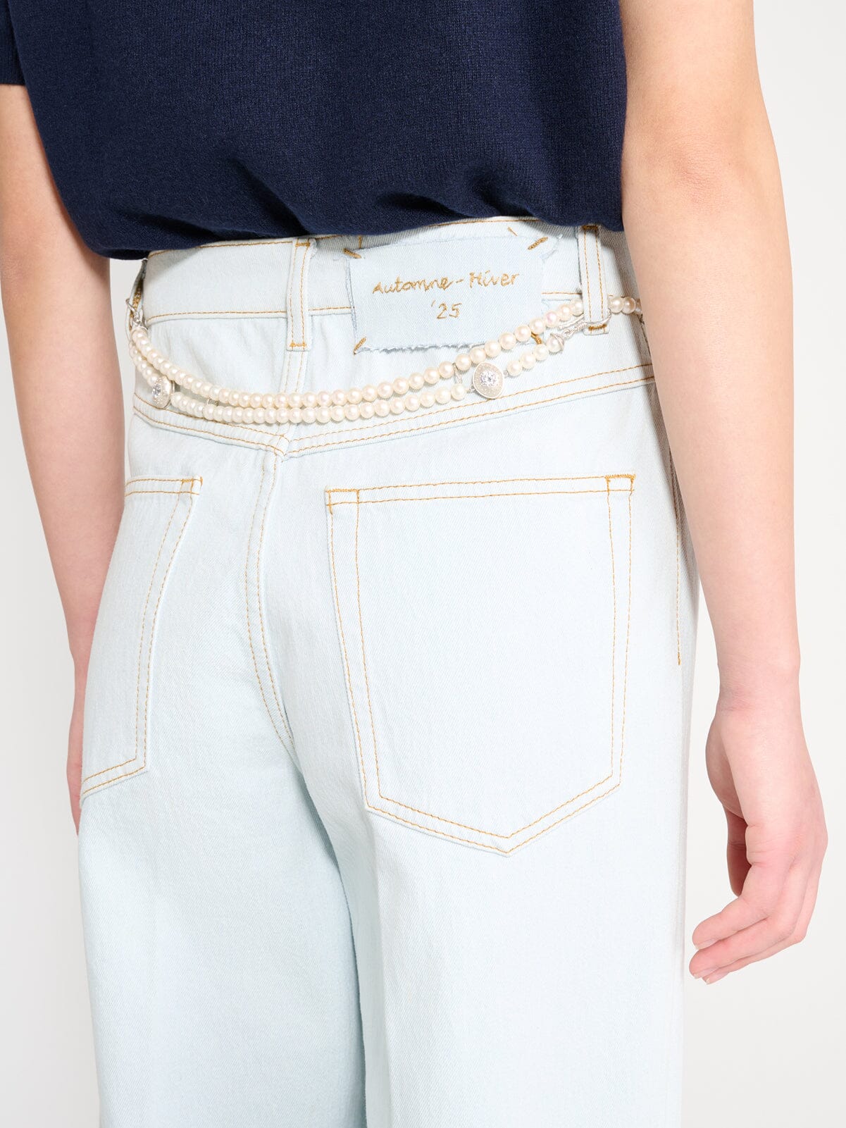 Nackiyé Bottoms Borrowed Denim Pants