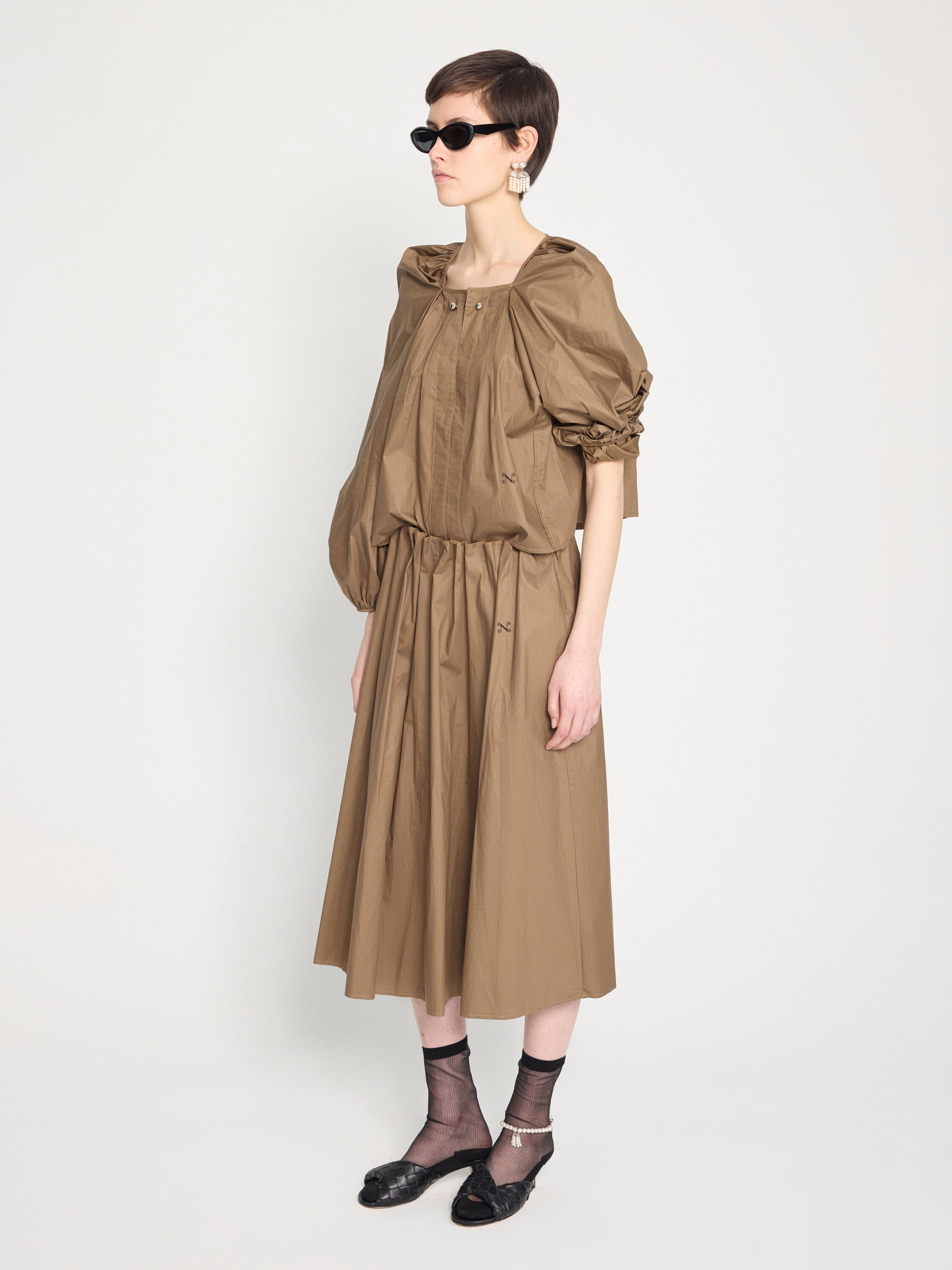Nackiyé Skirt Summer Wine Skirt