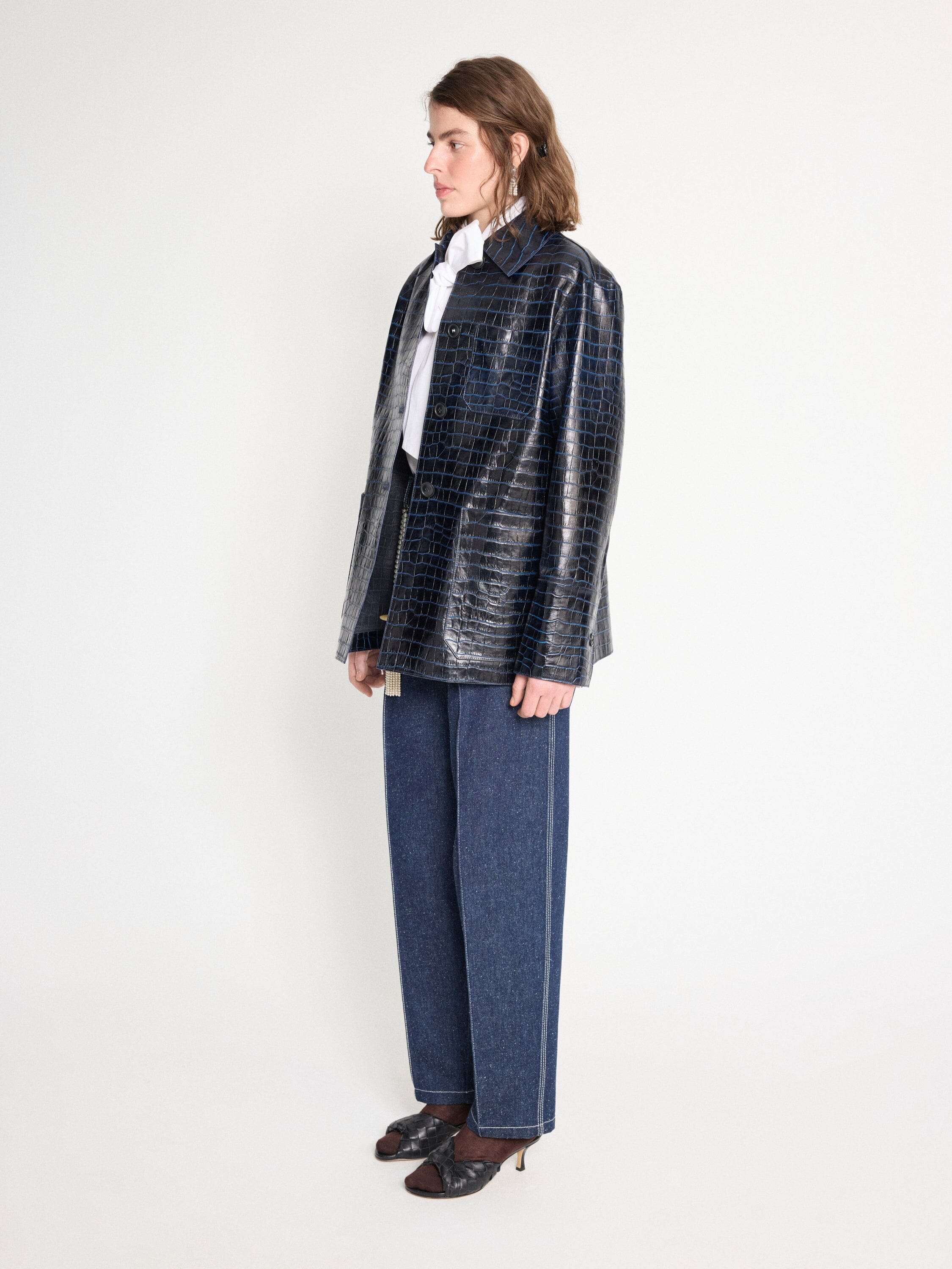 Nackiyé JACKETS Caviar Leather Jacket