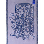Nackiyé Towels A Tight Ship (Standard) Beach Towel in Lavender/Sea
