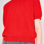 Nackiyé Crewneck Pearl Cashmere Short Sleeved Crewneck