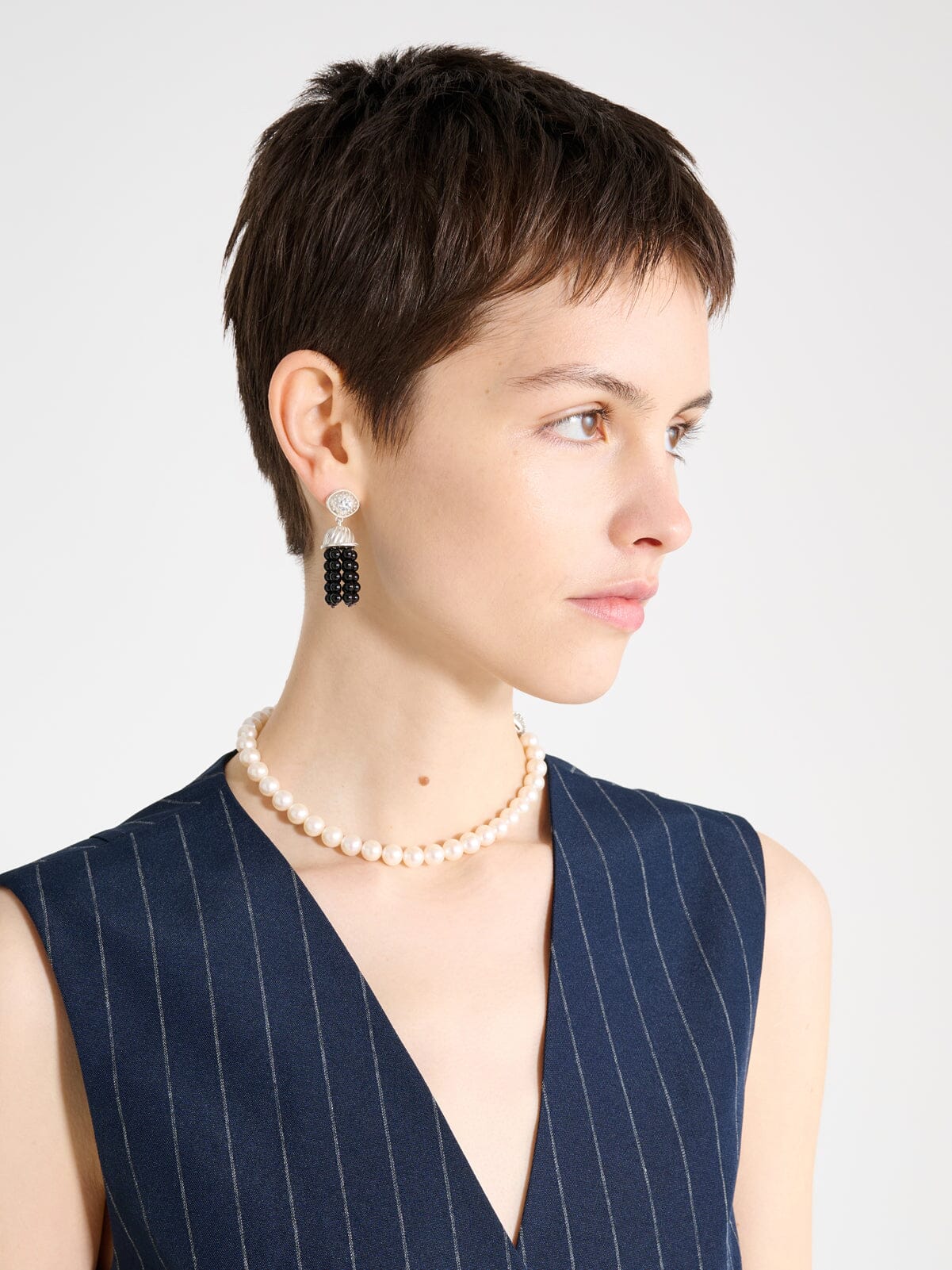 Nackiyé Jewelery Petite Nackiyé Onyx Earring