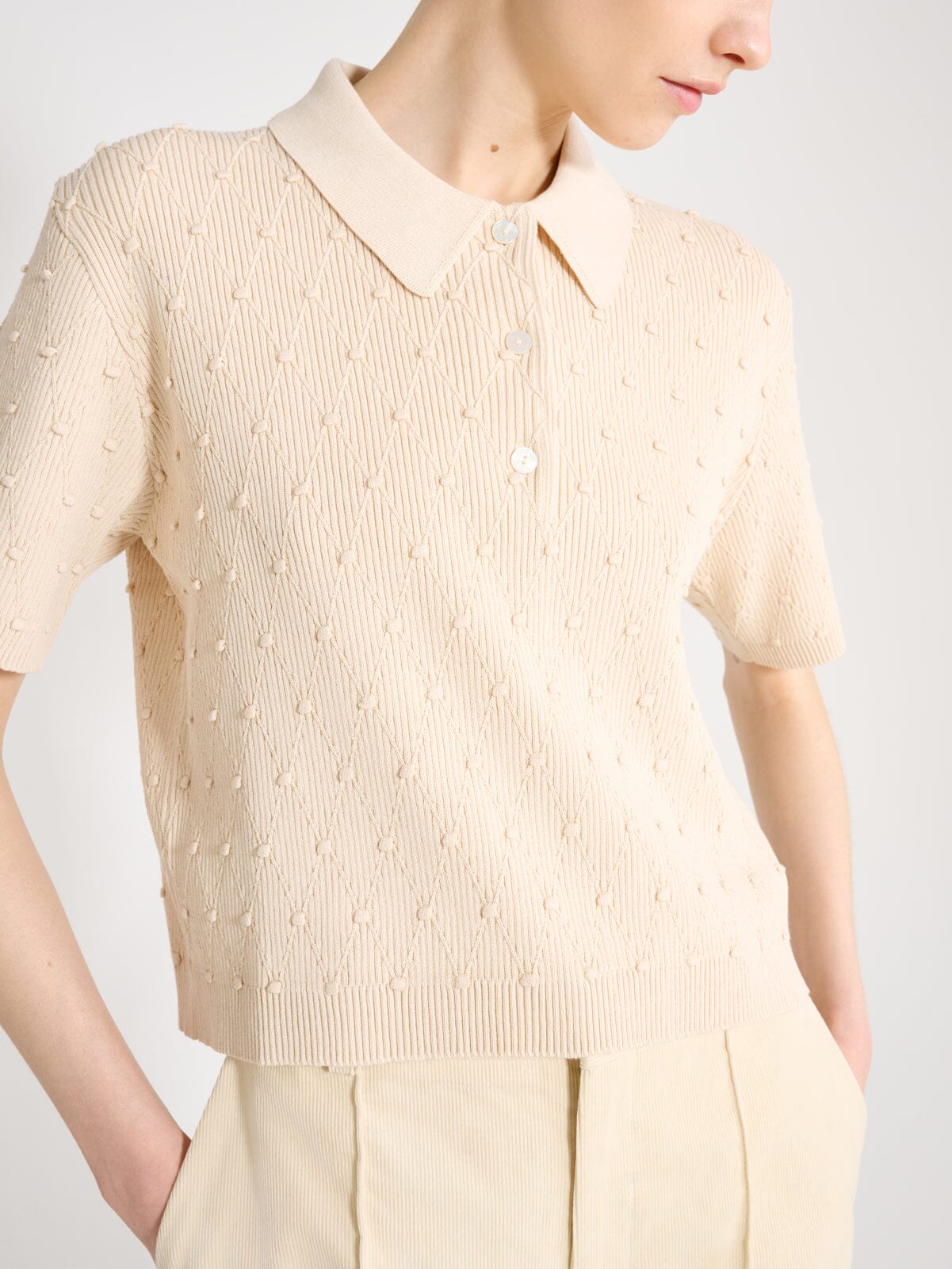 Nackiyé Tops Polo Swing Organic Cotton Knit