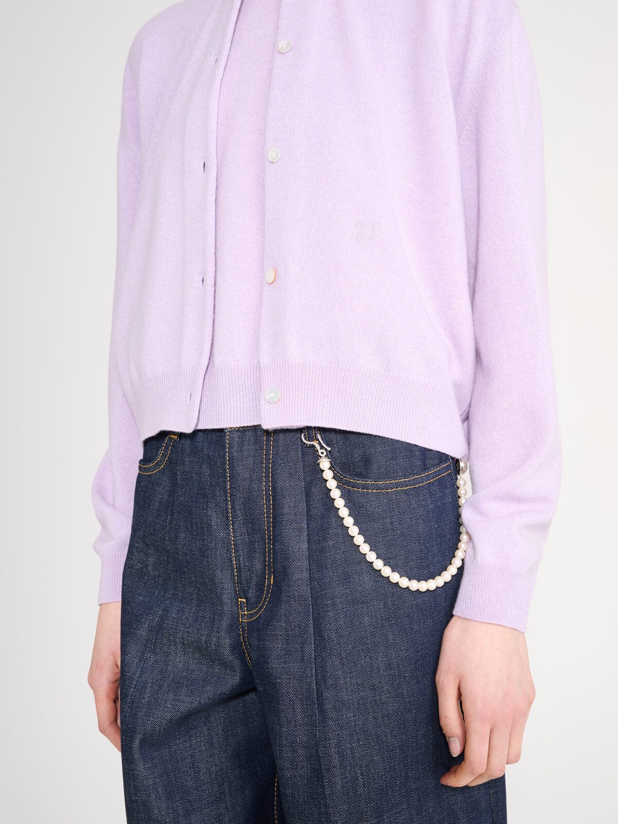 Nackiyé Knitwear Sea Shell Cashmere Cardigan