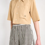 Nackiyé Tops Shortcut Shirt